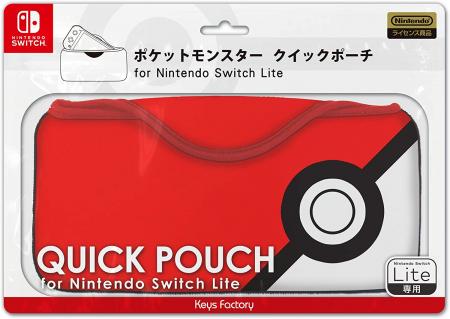 Pokemon Quick Pouch for Nintendo Switch Lite Monster Ball