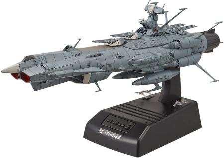 Space Battleship Yamato 2202 Earth Federation Andromeda Class Ichiban Ship Andromeda Movie Effect Ver. 1/1000 Scale Color-coded plastic model