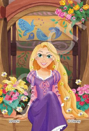 Jigsaw Puzzle Mini Puzzle Decoration Disney Window -Rapunzel- (Rapunzel) 70 Pieces (10x14.7cm)