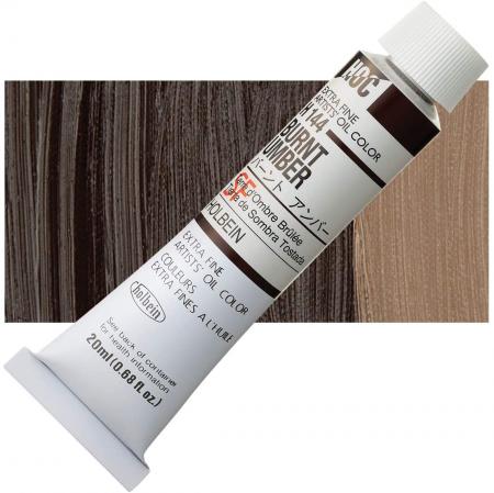 Holbein Oil Paint Burnt Amber H144 20ml (No.6)