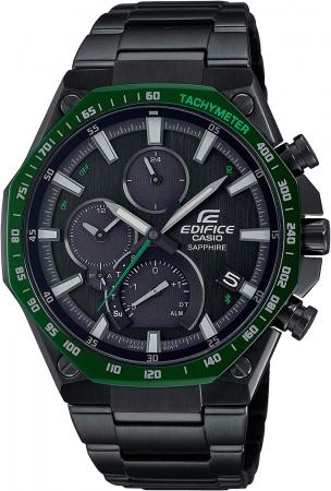 CASIO Edifice Watch [Domestic Genuine] Solar Super Slim High Spec Chronograph EQB-1100XYDC-1AJF Men's Black