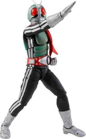 TAMASHII NATIONS SHFiguarts (Real Bone Carving Technique) Kamen Rider New No. 1 Glorious Showa Rider Edition (First Press Limited Edition Base Included) Approximately 145mm PVC & ABS & Fabric Painted Movable Figure