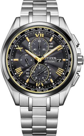 Reloj CITIZEN Attesa Edición Limitada Colección KIZASHI AT8244-57E Hombre Plata Oro y Negro
