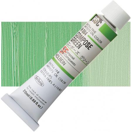 Holbein Oil Paint Compose Green H084 20ml (No.6)