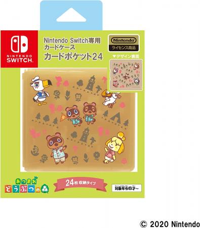 [Nintendo Licensed Product] Nintendo Switch Exclusive Card Case Card Pocket 24 Atsumare Animal Crossing Line Art