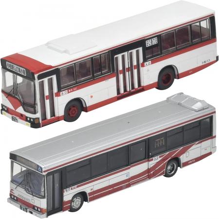 The Bus Collection Bus Collection Hokutetsu Group Integration Commemoration Thank You Komatsu Bus Set of 2 Diorama Supplies (Manufacturer's First Order Limited Production) 317388
