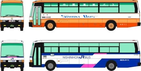 Tomytec The Bus Collection Bus Collection China Highway Bus 50th Anniversary 2-Car Set Diorama Supplies 335399