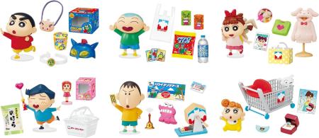 Re-Ment Crayon Shin-chan: Shop at Sato Kokonokado! Miniature 1 Box , Height 115mm x Width 70mm x Depth 60mm, Made of PVC