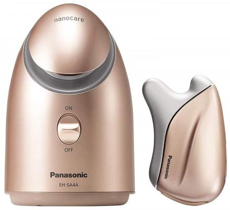 Panasonic gift set steamer nano care & beautiful face device warm feeling gold EH-SA4PCM-GN