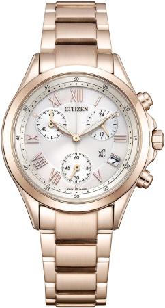 CITIZEN xC Watch Waterproof Light-powered Eco-Drive Business Style FB1405-58A Women's Pink Gold
