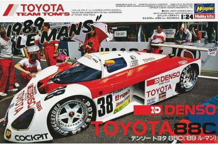 Hasegawa Model Kits 1/24 Denso Toyota 88C 89 Le Mans Plastic Model 20235