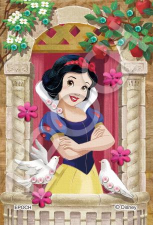 Jigsaw Puzzle Mini Puzzle Decoration Disney Window -Snow White- (Snow White) 70 Pieces (10x14.7cm)