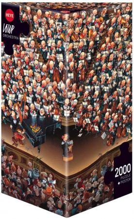 HEYE Puzzle 08660  Jean-Jacques Loup  :  Orchestra  (2000 pieces)