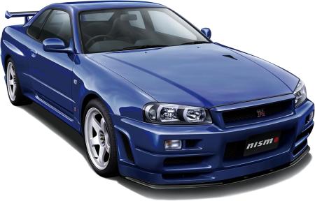1/24 Inch Up Series No.1003 Skyline GT-R (BNR34) with Nismo parts and Nismo 40th Anniversary assembly case