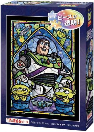 266 Piece Jigsaw Puzzle Buzz Lightyear Stained Glass Gyutto Series [Stained Art] (18.2 × 25.7cm)