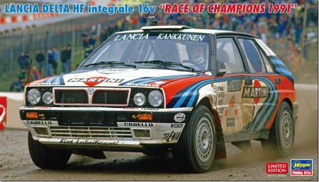Hasegawa 1/24 scale Lancia Delta HF Integrale 16v Race of Champions 1991 Plastic Model Kit 20785 (Car)
