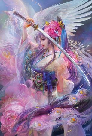 (Made in Japan) Beverly 1000-piece jigsaw puzzle Phoenix - Dance of the Shining Blade (49 x 72) 1000-104