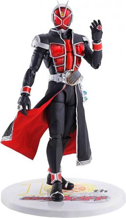 SHFiguarts (Shinkocho Seihou) Kamen Rider Wizard Flame Style 10th Anniversary Ver. Approx. 145mm ABS & PVC & cloth painted movable figure