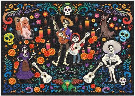 Tenyo (Made in Japan) 500-piece jigsaw puzzle Disney My Dreams, My Music (Remember Me) (35x49cm) D-500-691 with glue, spatula and service card