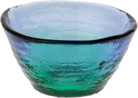 Toyo Sasaki Glass Guinomi Coral Sea Sake Cup Made in Japan 40ml WA54CB/EG