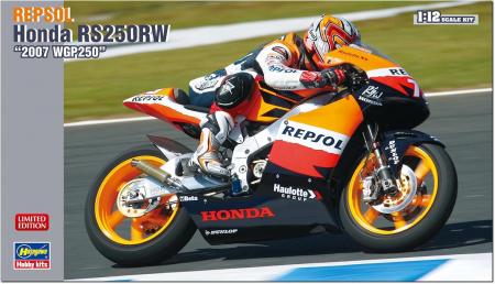 Hasegawa 1/12 Repsol Honda RS250RW 2007 WGP250 Plastic Model 21769 (Motorcycle)