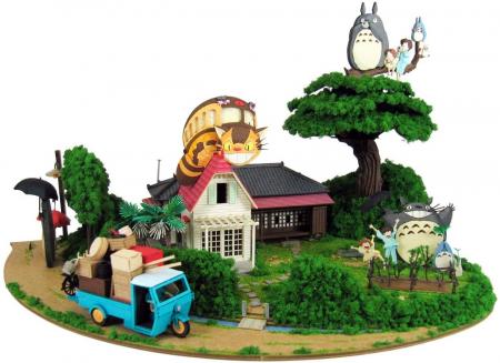 Sankei Studio Ghibli Series A lot of Totoro Totoro next door Diorama Paper Craft MK07-35
