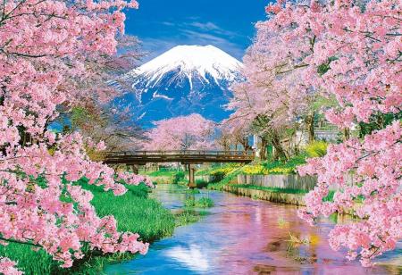 Beverly 300 Piece Jigsaw Puzzle Fuji and Spring Seser (26 x 38 cm)