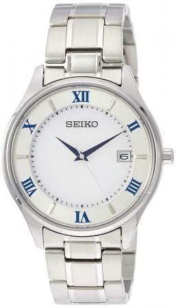 SEIKO SELECTION SOLAR Titanium Model White Dial Sapphire Glass SBPX113 Men's Silver