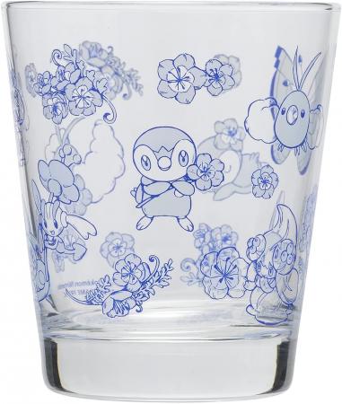 Pokemon Center Original Glass that changes color when cooled: Baby Blue Eyes
