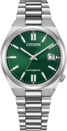 CITIZEN Citizen Collection Watch Waterproof Mechanical NJ0200-50X Men's Silver and Green