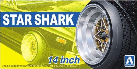 Aoshima Bunka Kyozai (AOSHIMA) The Tuned Parts No.19 1/24 Star Shark 14-inch Plastic Model