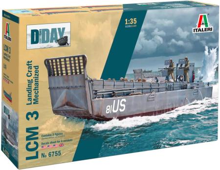 Italeri (ITALERI) Tamiya Tamiya 1/35 Military Series No. 6755 LCM 3 Landing Craft Plastic Model 37803 (Ship)