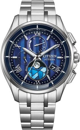 CITIZEN Watch Attesa Limited Edition DEAR Collection Moon Phase Sapphire Crystal BY1000-51L Men's Blue Silver