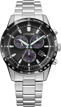 CITIZEN Citizen Collection Waterproof Light-Powered Eco-Drive Date Display Analog Business BL5614-59E Men's Black/Silver