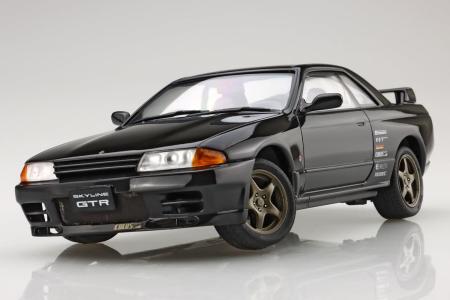 1/24 Touge Series No.15 EX-1 Nissan Skyline GT-R (R32) (with Carbon Bonnet Decal) Plastic Model