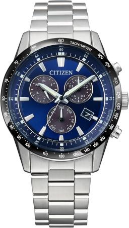 CITIZEN Citizen Collection Waterproof Light-Powered Eco-Drive Date Display Analog Business BL5614-59L Men's Black Silver Blue Navy