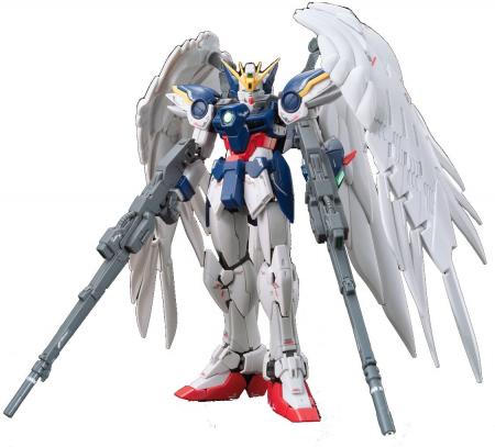 RG New Mobile Report Gundam W XXXG-00W0 Wing Gundam Zero EW 1/144 Scale Color-coded plastic model