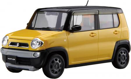 Fujimi Model 1/24 Car NEXT Series No.12 Suzuki Hassler (G / Active Yellow) Color-coded Plastic Model Car NX12