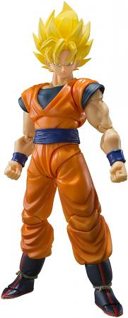 SHFiguarts Dragon Ball Z Super Saiyan Full Power Son Goku Approximately 140mm PVC & ABS Painted Movable Figure