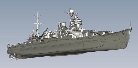 Fujimi Model 1/700 Imperial Navy Series No. 55 Japanese Navy Heavy Cruiser Ibuki FH-55