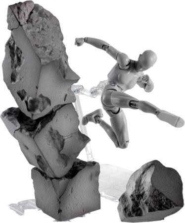 TAMASHII NATIONS Tamashii EFFECT Concrete Crash for SHFiguarts, approximately 165mm, ABS painted figure effect parts