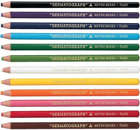 Mitsubishi Pencil Colored Pencil Oil-based Dermatograph No.7600 Green 1 dozen K7600.6