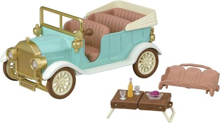 Sylvanian Families Vehicle (Classic Family Car) V-07 ST Mark Certified, Ages 3 and Up, Toy Dollhouse, Sylvanian Families, Epoch