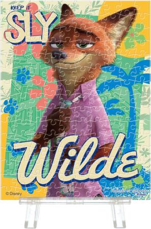 Disney Nick Wilde/Zootopia 2 150-Piece Petit Paris Clear Jigsaw Puzzle (7.6x10.2cm) 2308-74 No Glue, No Frame, Mini Easel Included, Piece Request Postcard Included