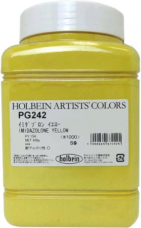 Holbein Oil Paint Pigment Imidazolone Yellow PG242 # 1000 (430g)
