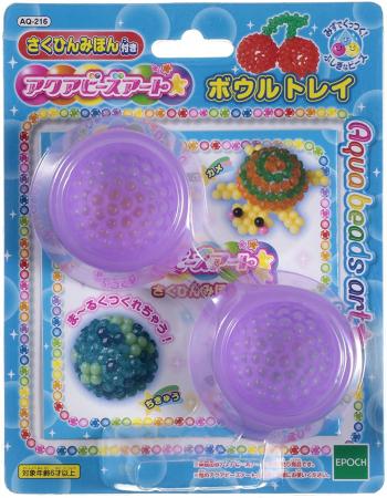 Aqua Beads art ☆ Bowl tray