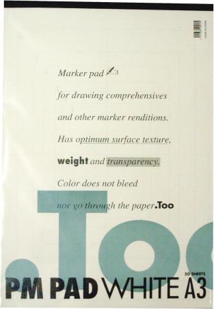 COPIC Too Copic PM Pad A3 30.96x44.78x0.64cm White PMPADA3