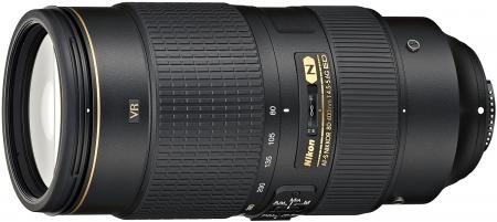Nikon Telephoto Zoom Lens AF-S NIKKOR 80-400mm f / 4.5-5.6G ED VR Full size compatible