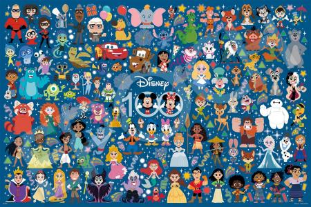 1000 Piece Jigsaw Puzzle Disney CUTE CELEBRATION [Puzzle Decoration Collage] (50 x 75cm)