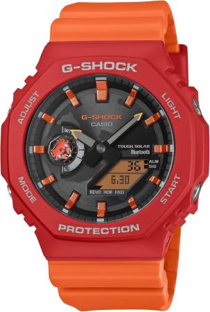 CASIO G-Shock Watch Charles Darwin Foundation Collaboration Model GA-B2100DF-4AJR, Men's, Red